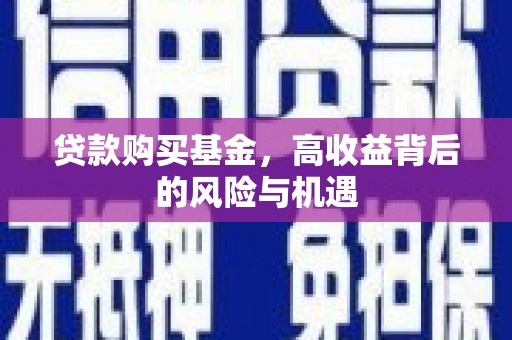 荣县贷款购买基金，高收益背后的风险与机遇