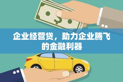 荣县企业经营贷，助力企业腾飞的金融利器