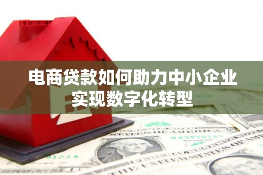 荣县电商贷款如何助力中小企业实现数字化转型