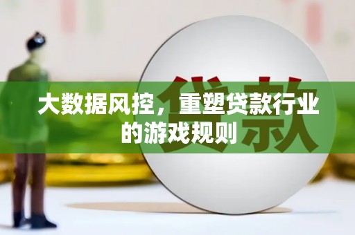 荣县大数据风控，重塑贷款行业的游戏规则