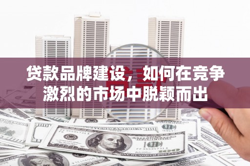 荣县贷款品牌建设，如何在竞争激烈的市场中脱颖而出
