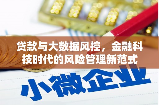 荣县贷款与大数据风控，金融科技时代的风险管理新范式