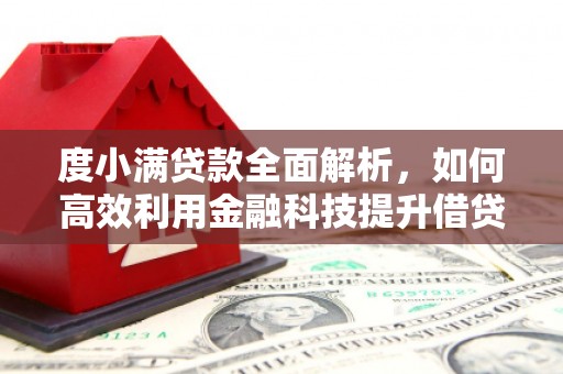 荣县度小满贷款全面解析，如何高效利用金融科技提升借贷体验