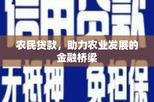 荣县农民贷款，助力农业发展的金融桥梁