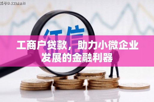 荣县工商户贷款，助力小微企业发展的金融利器