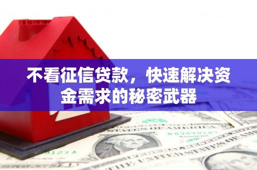 荣县不看征信贷款，快速解决资金需求的秘密武器