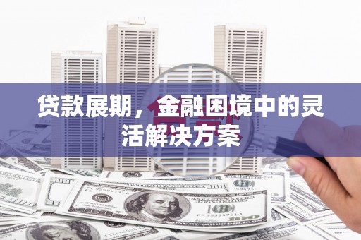 荣县贷款展期，金融困境中的灵活解决方案