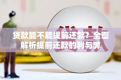 荣县贷款能不能提前还款？全面解析提前还款的利与弊