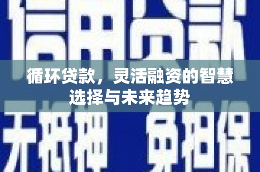 荣县循环贷款，灵活融资的智慧选择与未来趋势