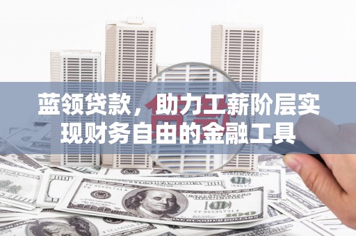荣县蓝领贷款，助力工薪阶层实现财务自由的金融工具