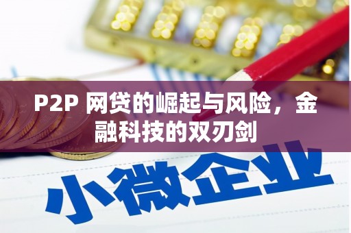 荣县P2P 网贷的崛起与风险，金融科技的双刃剑