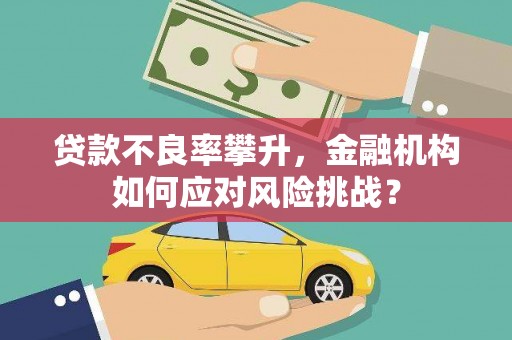 荣县贷款不良率攀升，金融机构如何应对风险挑战？