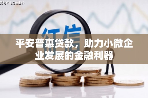 荣县平安普惠贷款，助力小微企业发展的金融利器