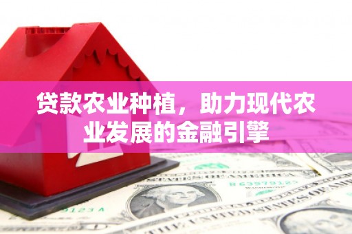 荣县贷款农业种植，助力现代农业发展的金融引擎