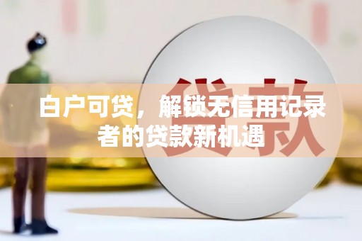 荣县白户可贷，解锁无信用记录者的贷款新机遇