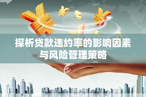 荣县探析贷款违约率的影响因素与风险管理策略