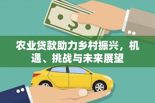 荣县农业贷款助力乡村振兴，机遇、挑战与未来展望