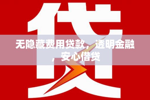荣县无隐藏费用贷款，透明金融，安心借贷
