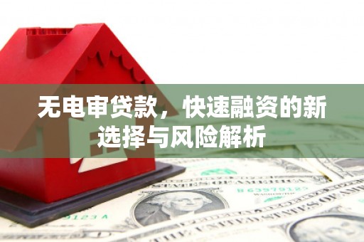 荣县无电审贷款，快速融资的新选择与风险解析