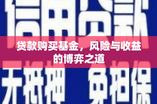 荣县贷款购买基金，风险与收益的博弈之道