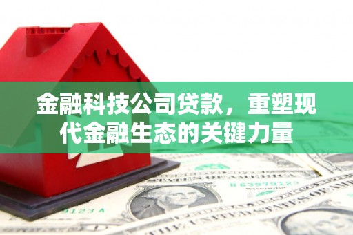 荣县金融科技公司贷款，重塑现代金融生态的关键力量