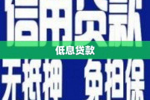 荣县低息贷款