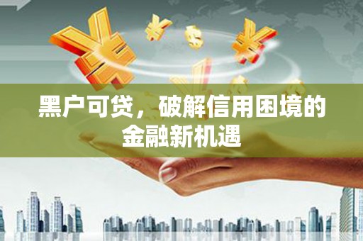 荣县黑户可贷，破解信用困境的金融新机遇