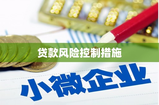 荣县贷款风险控制措施