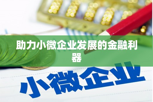 荣县助力小微企业发展的金融利器