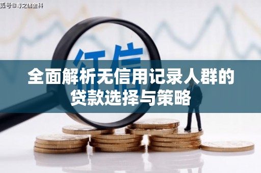 荣县全面解析无信用记录人群的贷款选择与策略