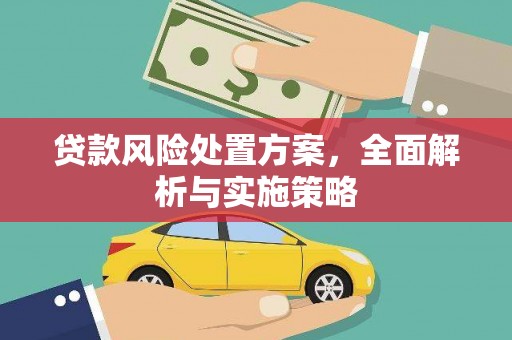 荣县贷款风险处置方案，全面解析与实施策略