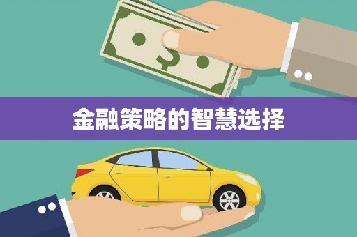 荣县金融策略的智慧选择