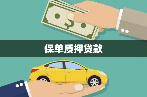 荣县保单质押贷款